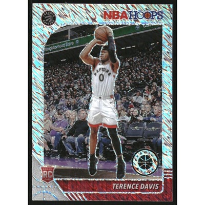 2019-20 Hoops Premium Stock Prizms Shimmer #257 Terence Davis II