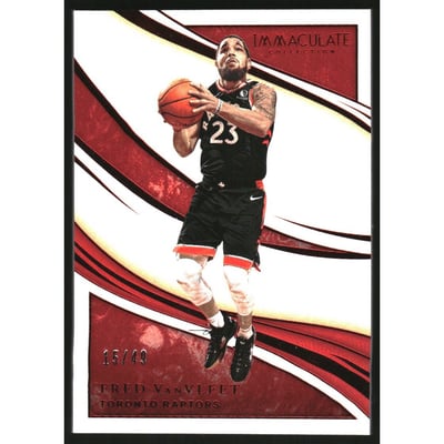 2019-20 Immaculate Collection Red #14 Fred VanVleet