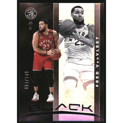 2019-20 Panini Black #60 Fred VanVleet