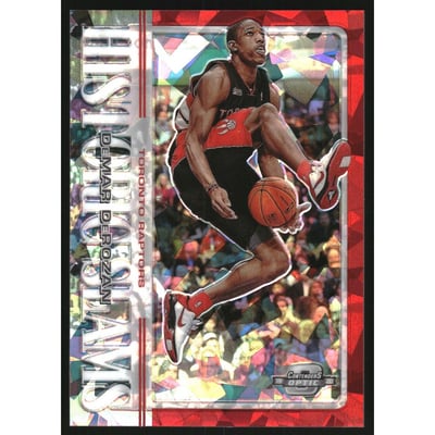 2019-20 Panini Contenders Optic Historic Slams Red Cracked Ice #13 DeMar DeRozan