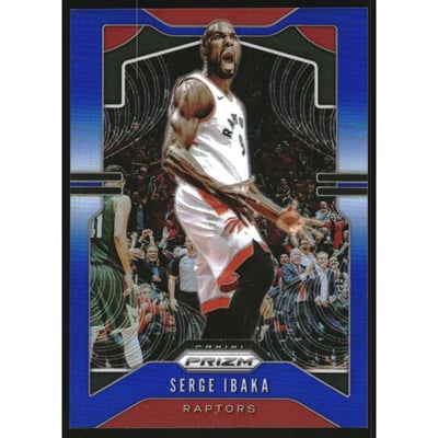 2019-20 Panini Prizm Prizms Blue #154 Serge Ibaka