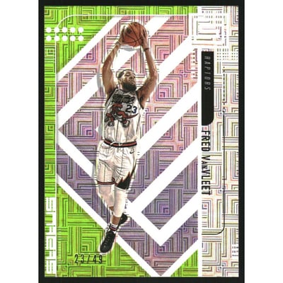 2019-20 Panini Status Green Escher Squares #174 Fred VanVleet