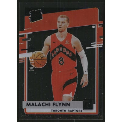 2020-21 Clearly Donruss Blue #58 Malachi Flynn RR