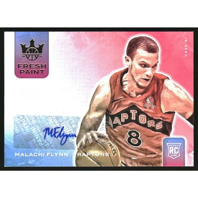 2020-21 Court Kings Fresh Paint Autographs #43 Malachi Flynn/99