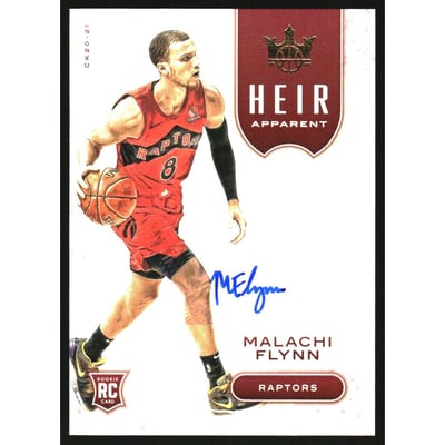 2020-21 Court Kings Heir Apparent Autographs #4 Malachi Flynn/99