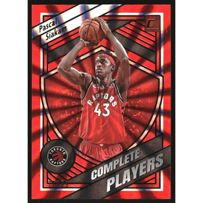 2020-21 Donruss Complete Players Holo Red Laser #5 Pascal Siakam