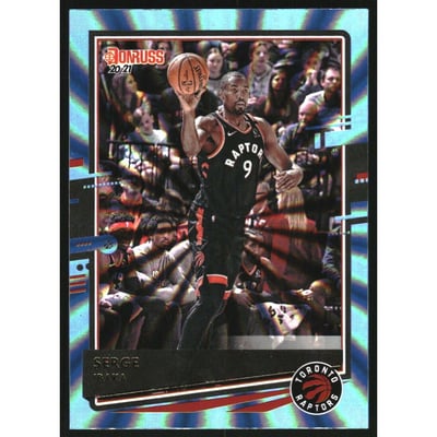 2020-21 Donruss Holo Light Blue Laser #106 Serge Ibaka