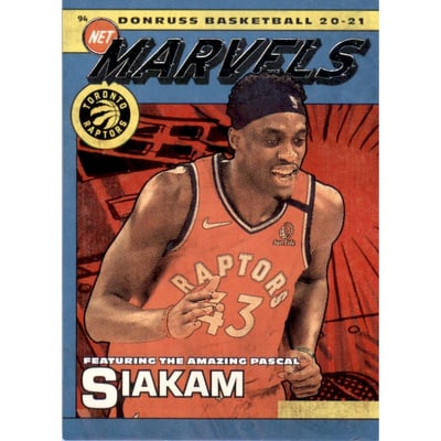2020-21 Donruss Net Marvels #3 Pascal Siakam