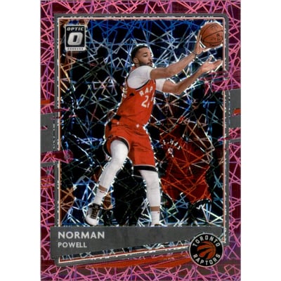 2020-21 Donruss Optic Pink Velocity #50 Norman Powell