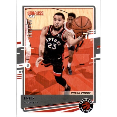 2020-21 Donruss Press Proof Silver #9 Fred VanVleet