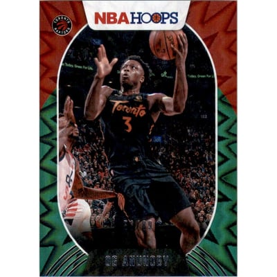 2020-21 Hoops Green Explosion #123 OG Anunoby