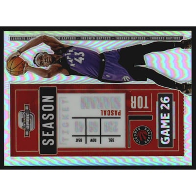 2020-21 Panini Contenders Optic Silver #86 Pascal Siakam