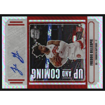 2020-21 Panini Contenders Optic Up and Coming Autographs #15 Freddie Gillespie