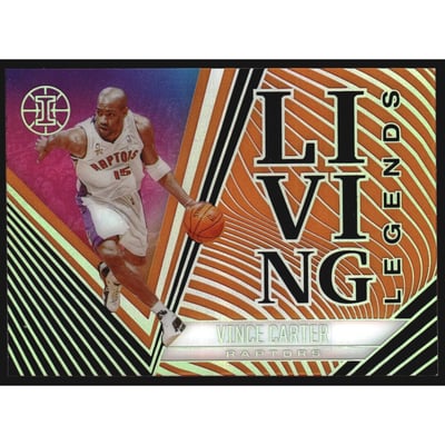 2020-21 Panini Illusions Living Legends Orange #17 Vince Carter