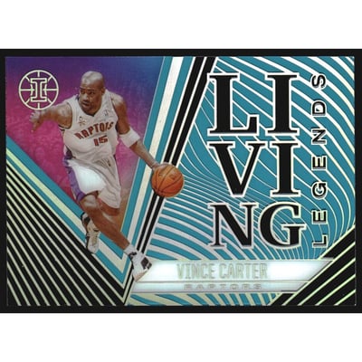 2020-21 Panini Illusions Living Legends Sapphire #17 Vince Carter