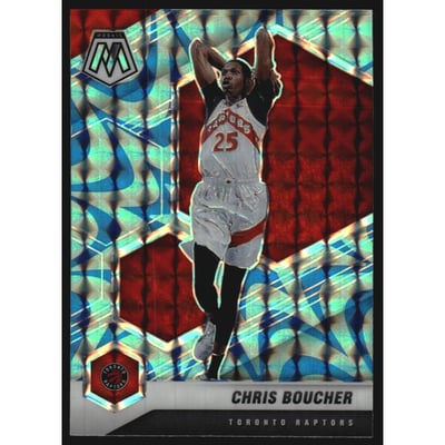 2020-21 Panini Mosaic Mosaic Reactive Blue #20 Chris Boucher