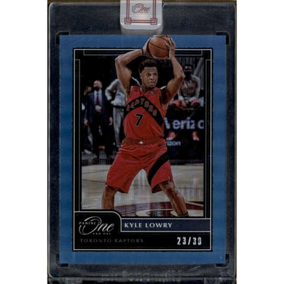 2020-21 Panini One and One Blue #60 Kyle Lowry