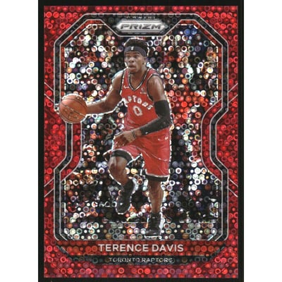 2020-21 Panini Prizm Prizms Fast Break Red #197 Terence Davis II