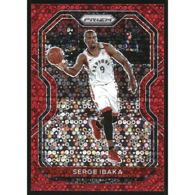 2020-21 Panini Prizm Prizms Fast Break Red #246 Serge Ibaka