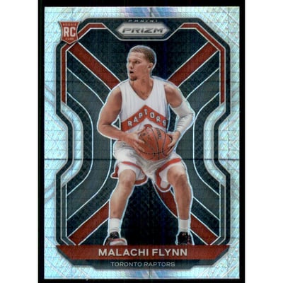 2020-21 Panini Prizm Prizms Hyper #287 Malachi Flynn