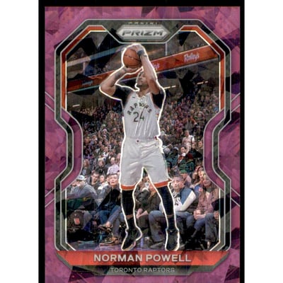 2020-21 Panini Prizm Prizms Purple Ice #157 Norman Powell
