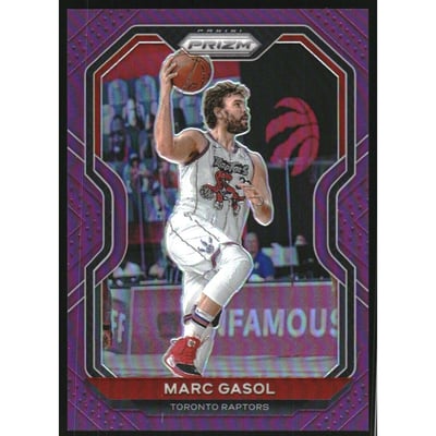 2020-21 Panini Prizm Prizms Purple #206 Marc Gasol
