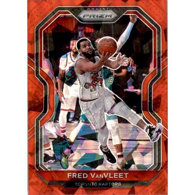 2020-21 Panini Prizm Prizms Red Ice #215 Fred VanVleet