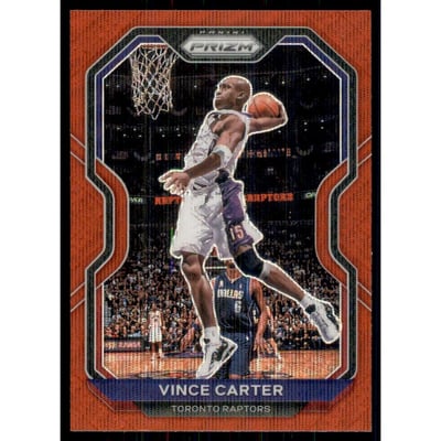 2020-21 Panini Prizm Prizms Ruby Wave #117 Vince Carter