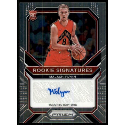 2020-21 Panini Prizm Rookie Signatures #20 Malachi Flynn