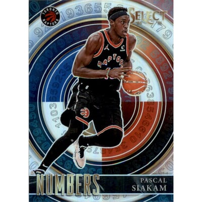 2020-21 Select Numbers Prizms Silver #32 Pascal Siakam