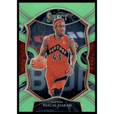 2020-21 Select Prizms Neon Green #46 Pascal Siakam
