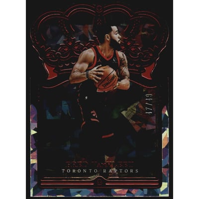 2021-22 Crown Royale Crystal Red #8 Fred VanVleet