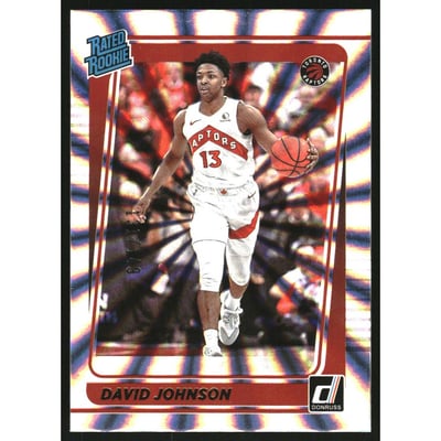 2021-22 Donruss Holo Laser #243 David Johnson RR