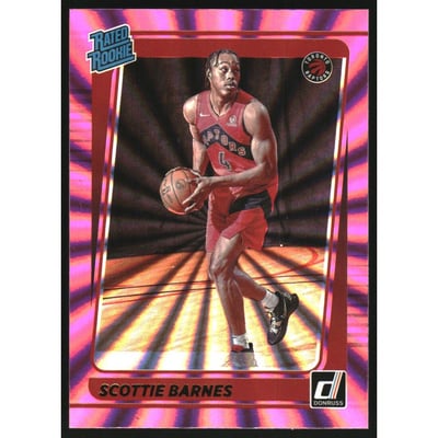 2021-22 Donruss Holo Pink Laser #236 Scottie Barnes RR