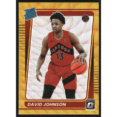 2021-22 Donruss Optic Gold Wave #193 David Johnson