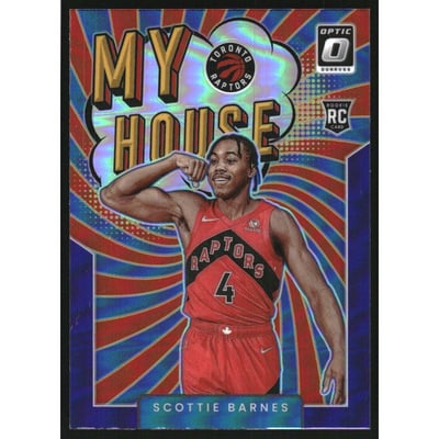 2021-22 Donruss Optic My House Purple #19 Scottie Barnes