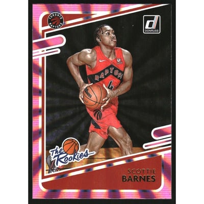 2021-22 Donruss The Rookies Holo Pink Laser #4 Scottie Barnes