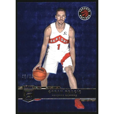 2021-22 Elite Blue #64 Goran Dragic