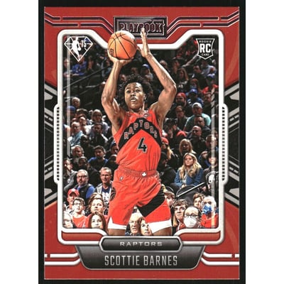 2021-22 Panini Chronicles Pink #284 Scottie Barnes/Playbook