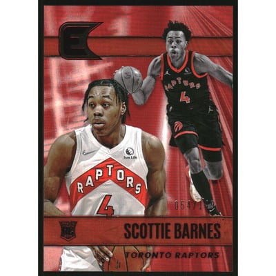2021-22 Panini Chronicles Red #332 Scottie Barnes/Essentials