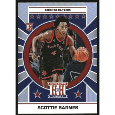 2021-22 Panini Chronicles Silver #657 Scottie Barnes/Hometown Heroes Optic