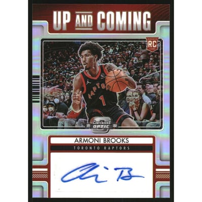 2021-22 Panini Contenders Optic Up and Coming Autographs #17 Armoni Brooks/149