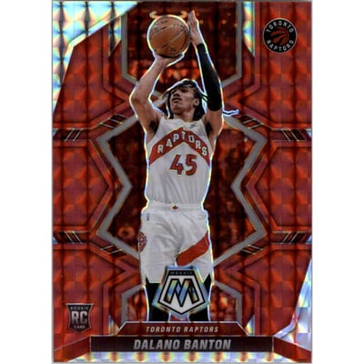 2021-22 Panini Mosaic Mosaic Red #234 Dalano Banton