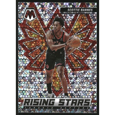 2021-22 Panini Mosaic Rising Stars Fast Break Silver #9 Scottie Barnes