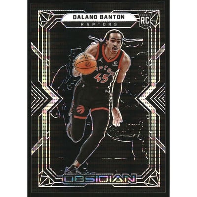 2021-22 Panini Obsidian Electric Etch Asia #177 Dalano Banton