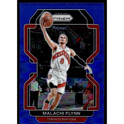2021-22 Panini Prizm Prizms Blue #111 Malachi Flynn