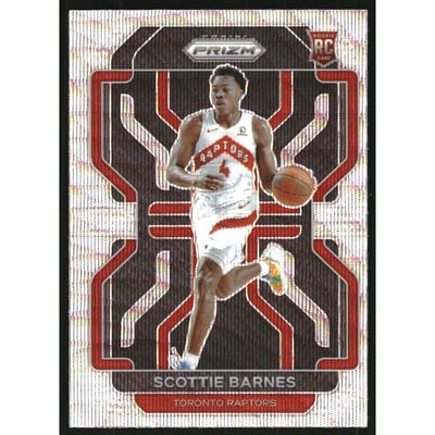 2021-22 Panini Prizm Prizms Factory Set Silver Wave #320 Scottie Barnes