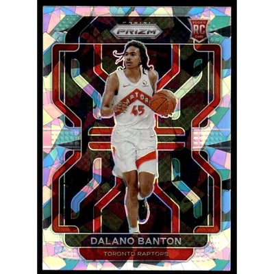 2021-22 Panini Prizm Prizms Ice #328 Dalano Banton