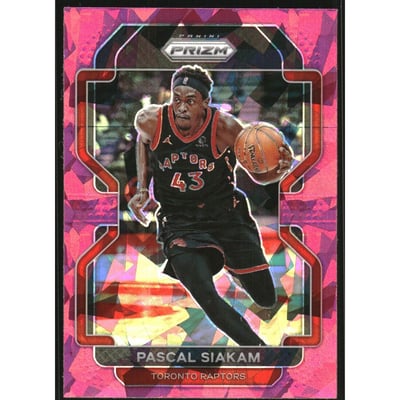 2021-22 Panini Prizm Prizms Pink Ice #174 Pascal Siakam