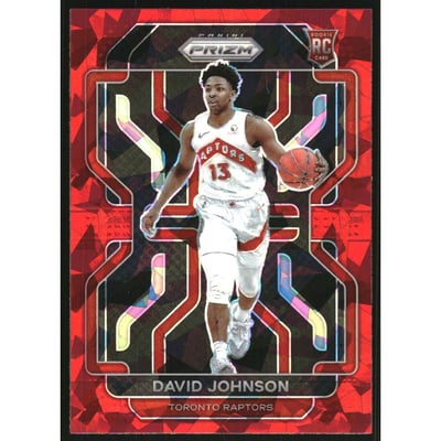 2021-22 Panini Prizm Prizms Red Ice #278 David Johnson